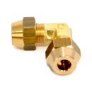 Verbindungsnippel Set 90° 3/8 Zoll inkl Muttern für Kupferrohr