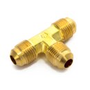 T-Verbindungsnippel Messing 1/4 Zoll für Kupferrohr