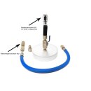 Füllset mit Standfuß für Kältemittel R32 - 1/2 ACME Linksgewinde - 1/4 SAE M