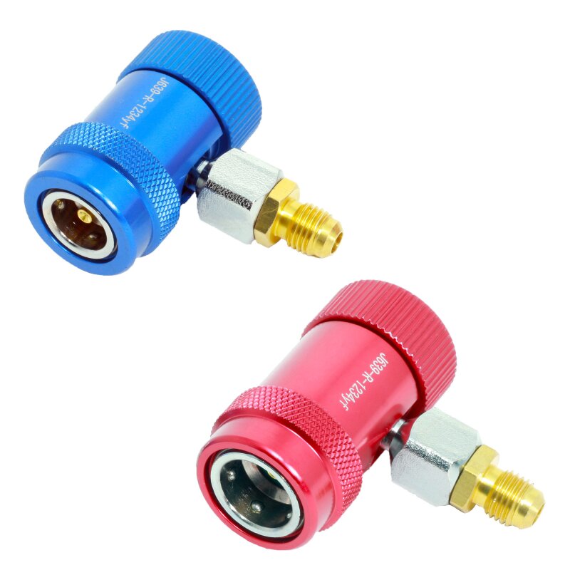 Adapter Schnellkupplung Hochdruck Kältemittel KFZ Klimaanlage R134a