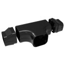 [Schwarz] T-Anschlussstück DT 72 EXC